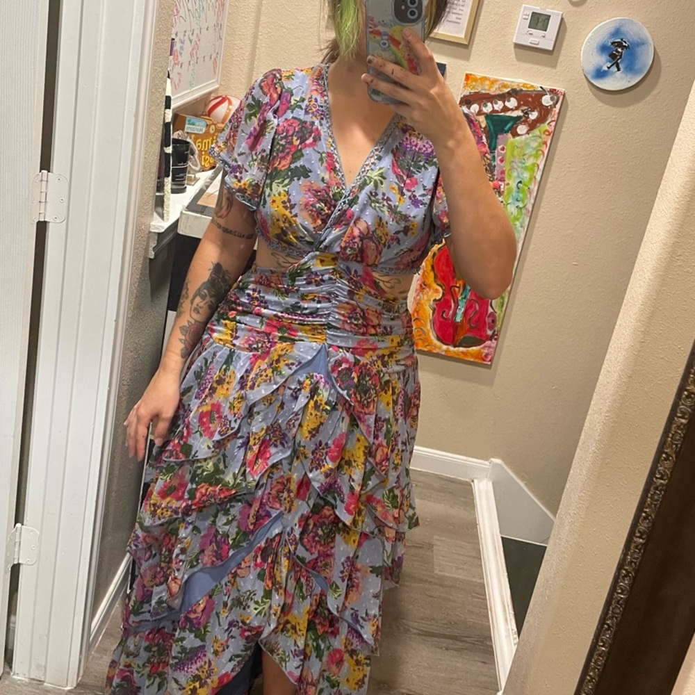 Floral Wrap Dress